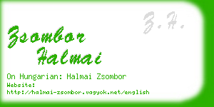 zsombor halmai business card